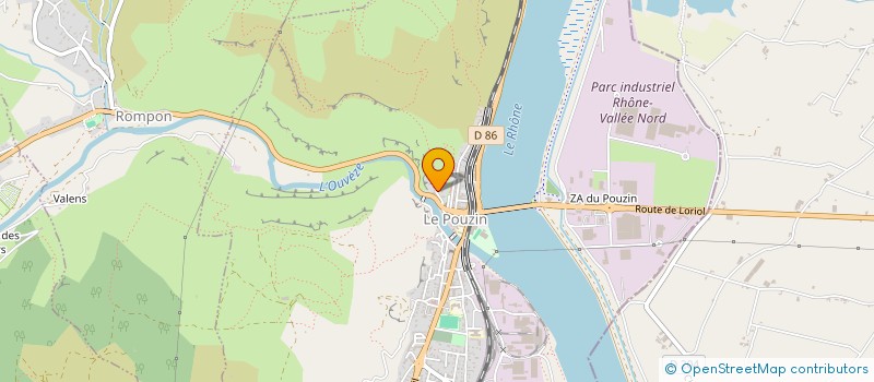 localisation de l'entreprise STE EXPL ETS MOUNIER ET FILS  LE POUZIN