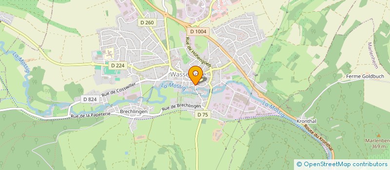 localisation de l'entreprise STE EXPL ETS NEYMANN RENE à WASSELONNE