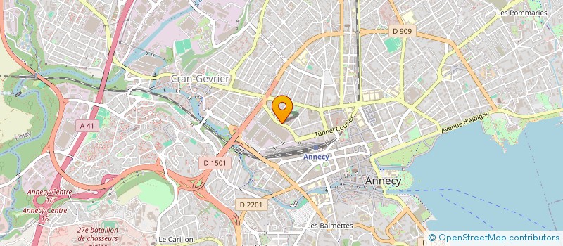 localisation de l'entreprise STE EXPL ETS PELLEREY à ANNECY