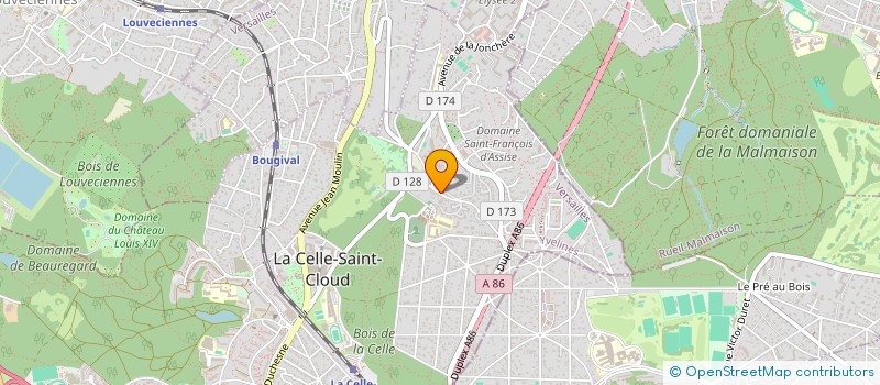 localisation de l'entreprise STE EXPL ETS TAILLEBOIS à LA CELLE-SAINT-CLOUD