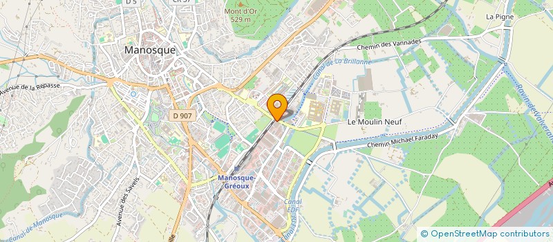 localisation de l'entreprise STE EXPL ETS VENTURELLI à MANOSQUE