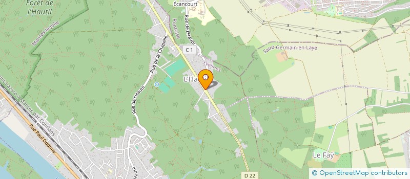 localisation de l'entreprise STE EXPL HOTEL ET TOUR SETH SA  TRIEL-SUR-SEINE