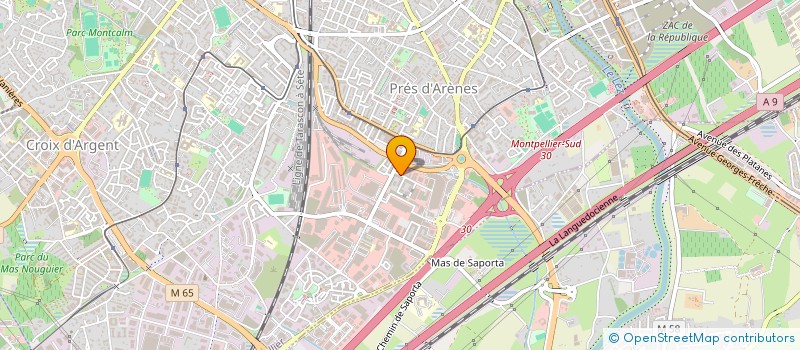 localisation de l'entreprise STE EXPL REPROD TRAITEMENTS INDUSTRIELS à MONTPELLIER