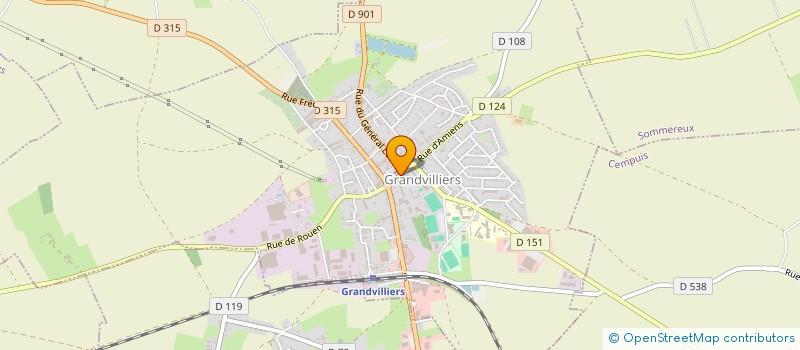 localisation de l'entreprise STE EXPLLIBRAIRIE RANCHEREAU à GRANDVILLIERS