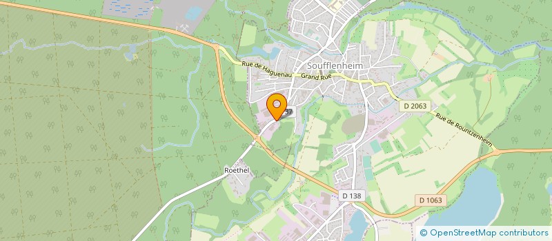 localisation de l'entreprise STE EXPLOI DES ETS KNEPFLER à SOUFFLENHEIM