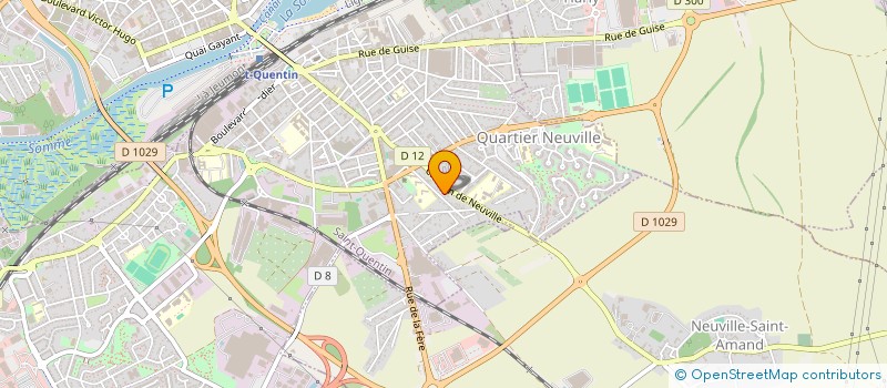 localisation de l'entreprise STE EXPLOIT BUFFET GARE SAINT-QUENTIN à SAINT QUENTIN
