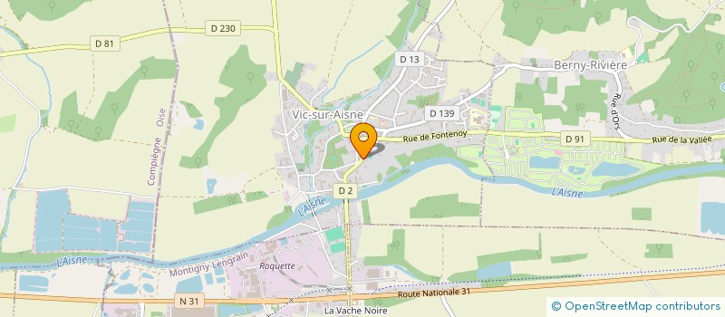 localisation de l'entreprise STE EXPLOIT DEBLOIS FRERES  VIC-SUR-AISNE