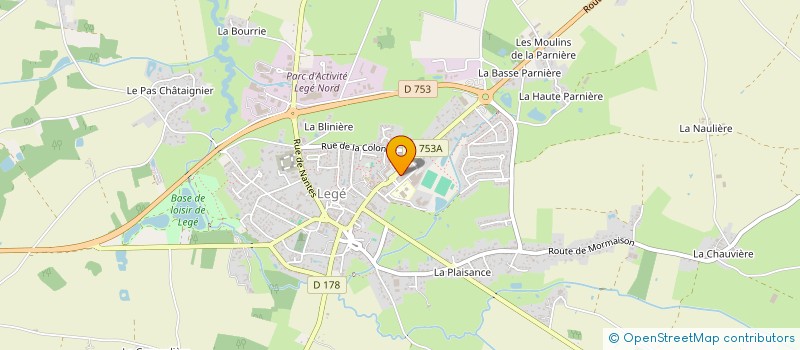 localisation de l'entreprise STE EXPLOIT ENTR LEGRAND  LEGE