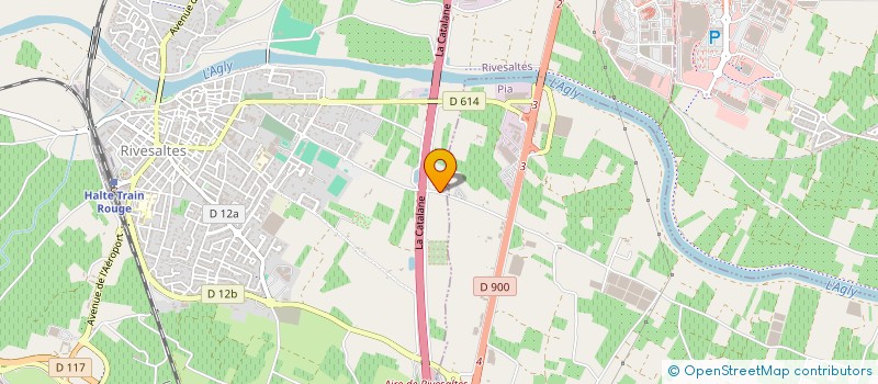 localisation de l'entreprise STE EXPLOIT ETS AMOUROUX EDMOND à RIVESALTES