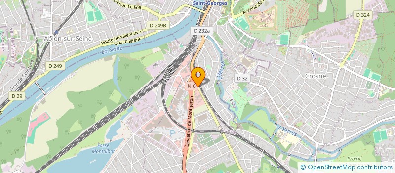 localisation de l'entreprise STE EXPLOIT ETS BOURLARD à MONTGERON