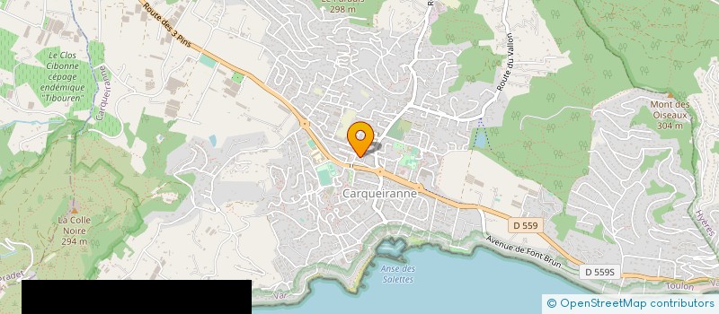 localisation de l'entreprise STE EXPLOIT ETS GIULIANI à CARQUEIRANNE