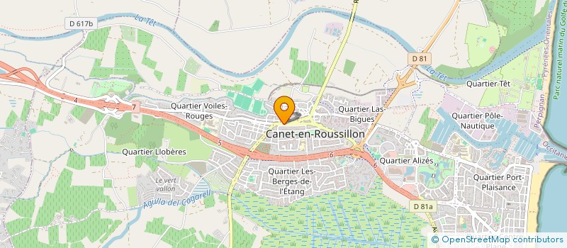 localisation de l'entreprise STE EXPLOIT ETS PONT CLAUDE à CANET-EN-ROUSSILLON