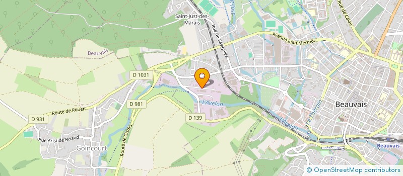 localisation de l'entreprise STE EXPLOIT ETS POUCHAIN  BEAUVAIS