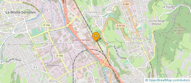 localisation de l'entreprise STE EXPLOIT GARAGE GULLMANN à CHAMBERY
