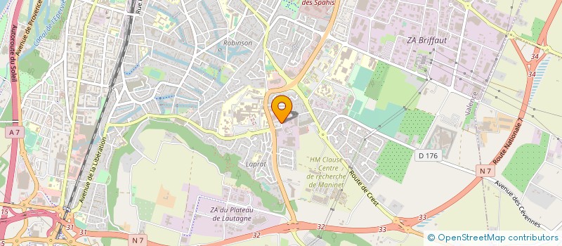 localisation de l'entreprise STE EXPLOIT HOTEL GRIL VALENCE à VALENCE