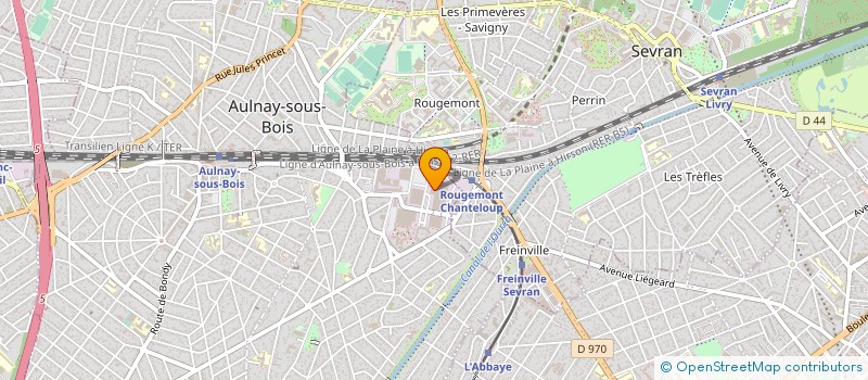 localisation de l'entreprise STE EXPLOIT IMPRIMERIE DU CHATEAU à AULNAY-SOUS-BOIS