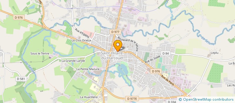 localisation de l'entreprise STE EXPLOIT LA GAZETTE MANCHE à SAINT-HILAIRE-DU-HARCOUET