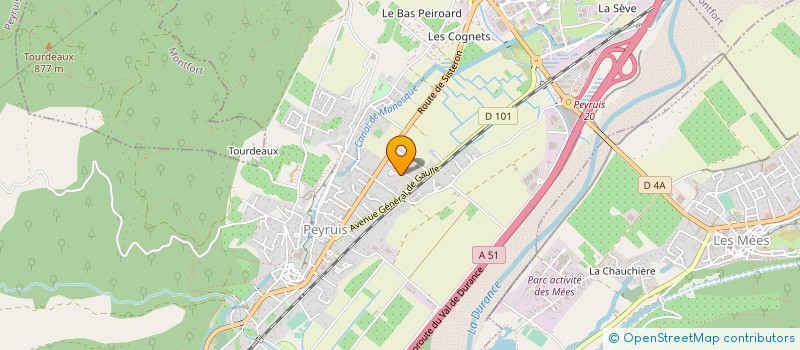 localisation de l'entreprise STE EXPLOIT MURANO JULIEN à PEYRUIS
