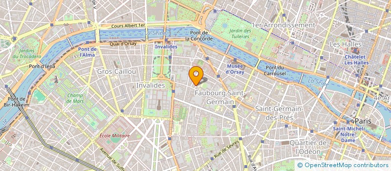 localisation de l'entreprise STE EXPLOIT  RESTAUR  JARDIN INTENDANT  PARIS