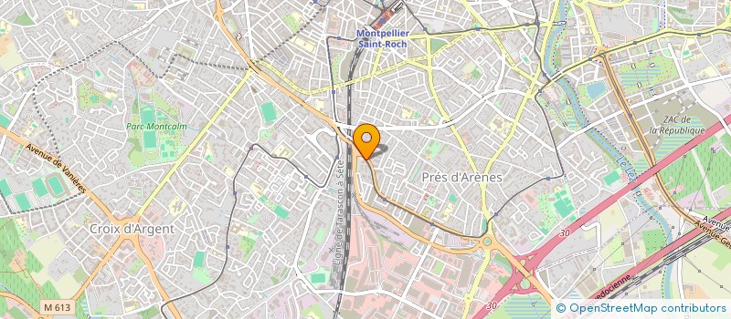 localisation de l'entreprise STE EXPLOIT TRANSPORT POILLEUX à MONTPELLIER