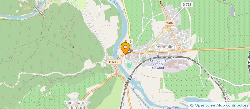 localisation de l'entreprise STE EXPLOITATION CAFE NORD à REMOULINS