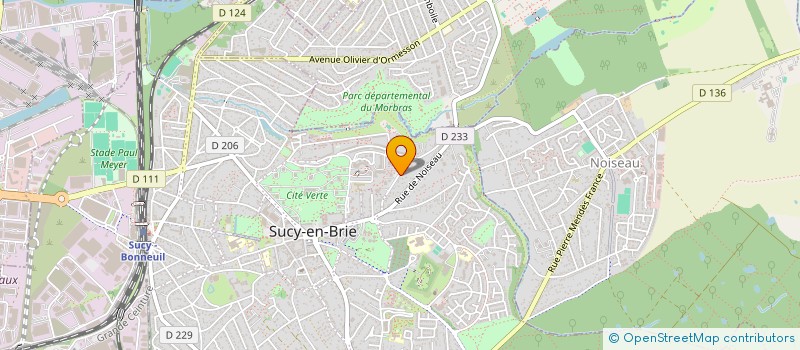 localisation de l'entreprise STE EXPLOITATION CARREIRA ET FILS à SUCY-EN-BRIE