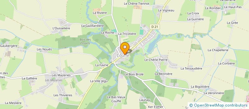 localisation de l'entreprise STE EXPLOITATION DES ETS BRULE à COUFFE