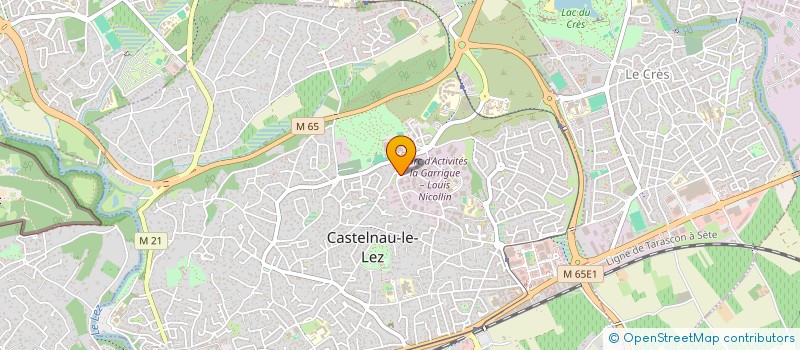 localisation de l'entreprise STE EXPLOITATION DES TRANS BADRE  CASTELNAU-LE-LEZ
