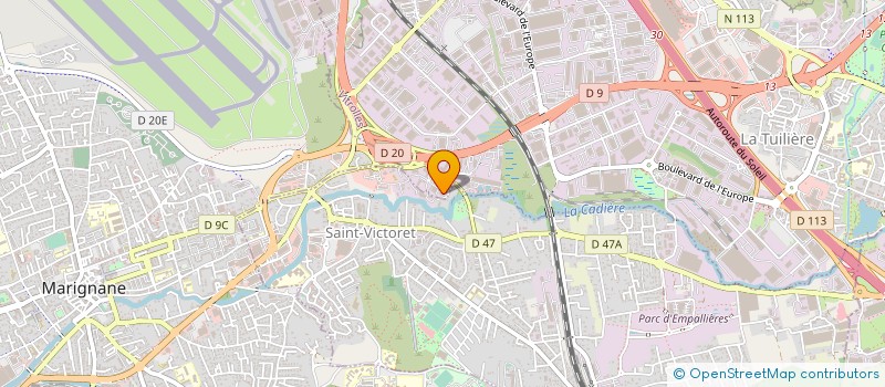 localisation de l'entreprise STE EXPLOITATION ETABLISSEMENTS LAURIN à VITROLLES