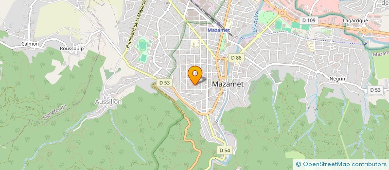 localisation de l'entreprise STE EXPLOITATION ETS G RICARD à MAZAMET