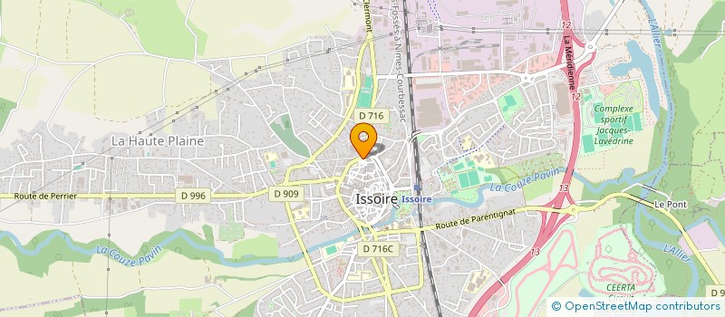 localisation de l'entreprise STE EXPLOITATION ETS MESTRE à ISSOIRE
