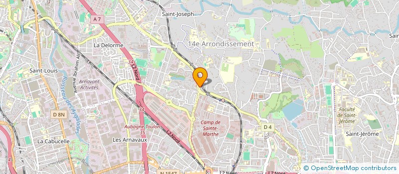 localisation de l'entreprise STE EXPLOITATION ETS POMMIER SALVETAT à MARSEILLE