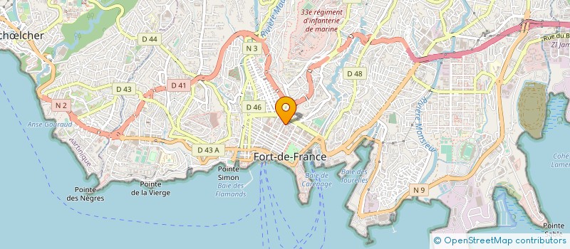 localisation de l'entreprise STE EXPLOITATION ETS R.TANON SARL à FORT-DE-FRANCE