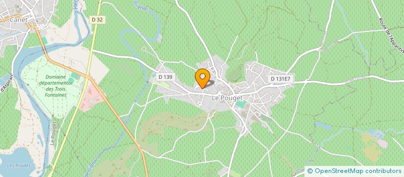 localisation de l'entreprise STE EXPLOITATION MAS DE LUNES  AUMELAS