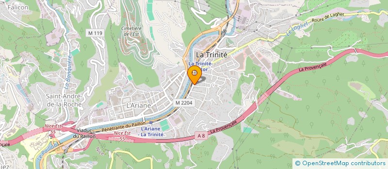 localisation de l'entreprise STE EXPLOITATION MEUBLES MOLINELLO à LA TRINITE