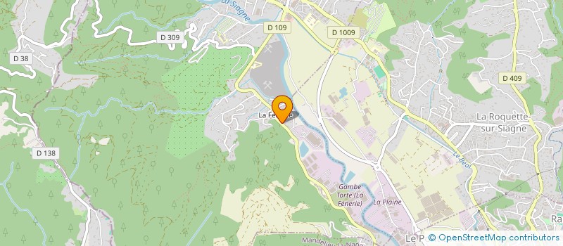 localisation de l'entreprise STE EXPLOITATION NUNES CONSTRUCTION  PEGOMAS