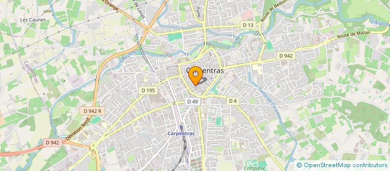 localisation de l'entreprise STE EXPLOITATION OPTIQUE PARADIS à CARPENTRAS
