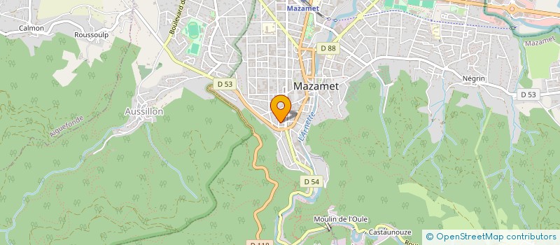 localisation de l'entreprise STE EXPLOITATION TEXTILE 81  MAZAMET