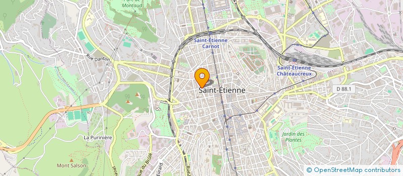 localisation de l'entreprise STE FA CA BAT à SAINT-ETIENNE