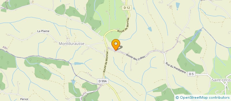 localisation de l'entreprise STE-FAN CLUB  MONTDURAUSSE