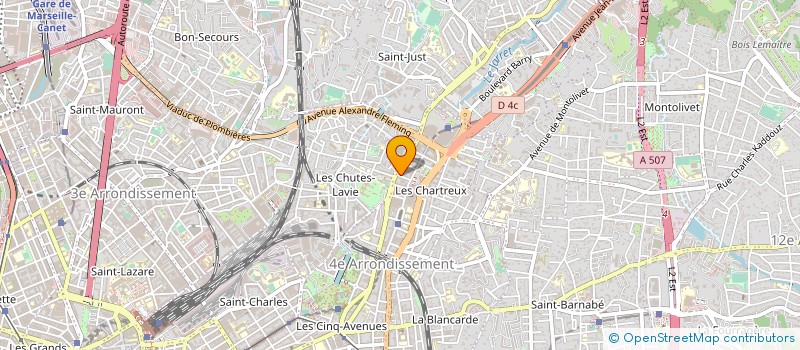 localisation de l'entreprise STE FENETRES ET DECORS à MARSEILLE