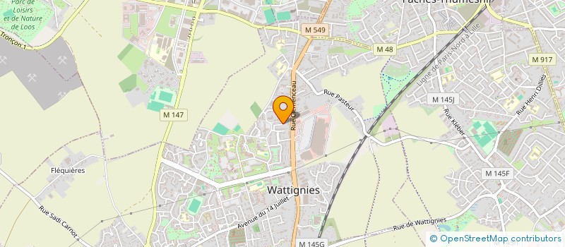 localisation de l'entreprise STE FERNANDES à WATTIGNIES