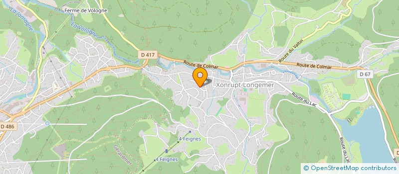 localisation de l'entreprise STE FETES XONRUPT LONGE  XONRUPT-LONGEMER