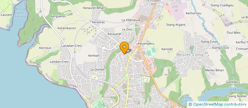localisation de l'entreprise STE FINANCIERE ET DE DISTRIBUTION à CONCARNEAU