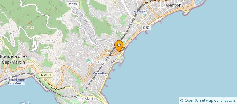 localisation de l'entreprise STE FINANCIERE & IMMOBILIERE AVID SNC à ROQUEBRUNE-CAP-MARTIN