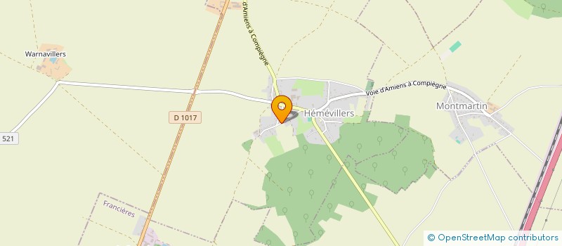 localisation de l'entreprise STE FLANDRIN FRERES ET DORLE  HEMEVILLERS