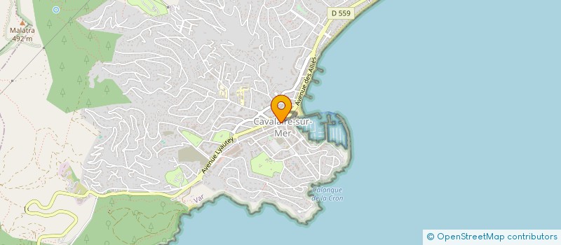 localisation de l'entreprise STE FONCIERE FINCK S2F à CAVALAIRE-SUR-MER