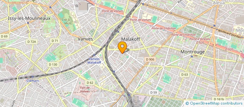 localisation de l'entreprise STE FRAMES MUSIC à MALAKOFF