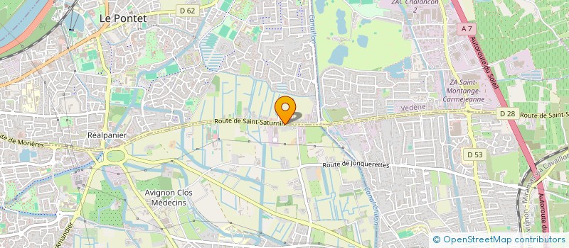localisation de l'entreprise STE FRANCAISE DE THERAPIE ANALYTIQUE à AVIGNON