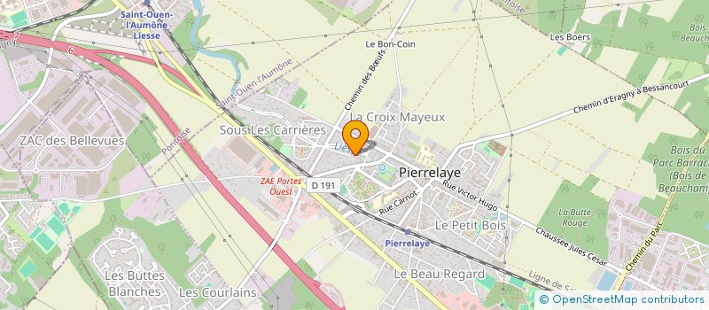 localisation de l'entreprise STE FRANCAISE IMMOBILIERE  PIERRELAYE